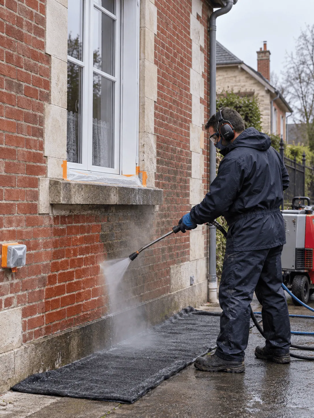 Illustration Clean Tout 37 — emplacement à remplacer par une photo de nettoyage de façade maison